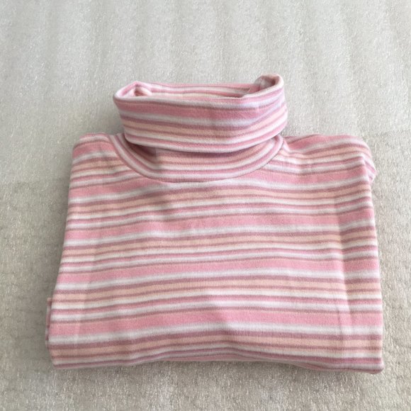 Girl's Long Sleeves Turtleneck Shirt - Picture 1 of 4